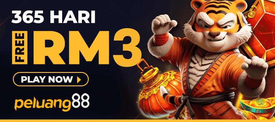 Peluang88 365 Days Free Credit RM3